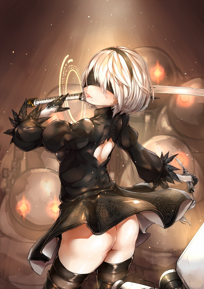 NieR Automataのエロ画像をアップ！