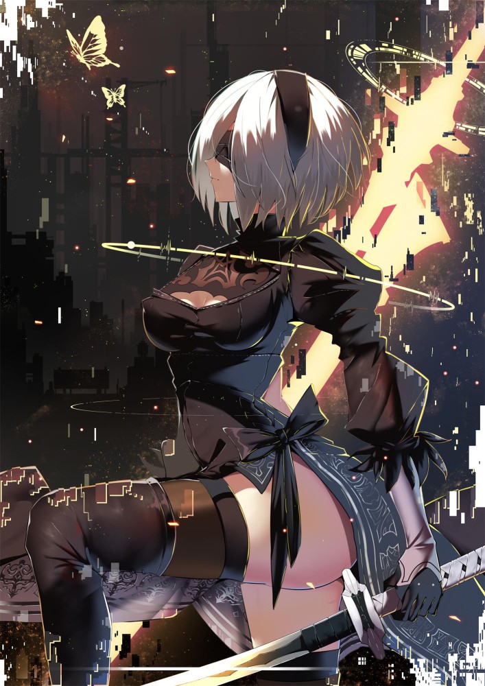 NieR Automataのエロ画像をアップ！