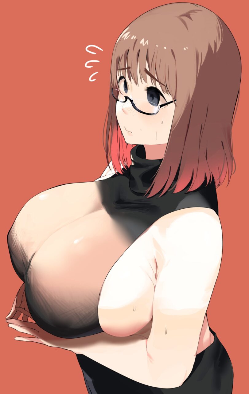 横乳の二次エロ画像