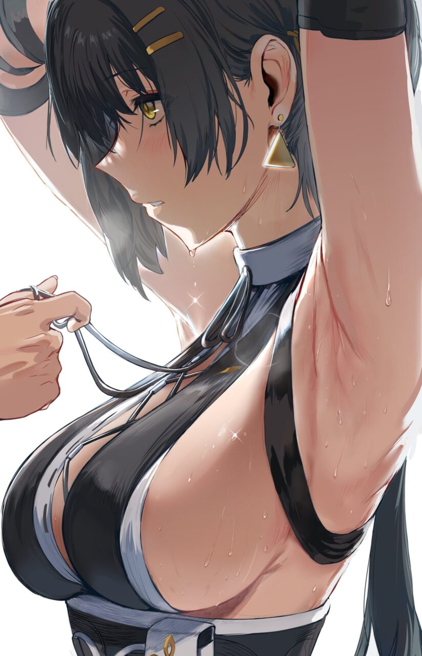 横乳の二次エロ画像
