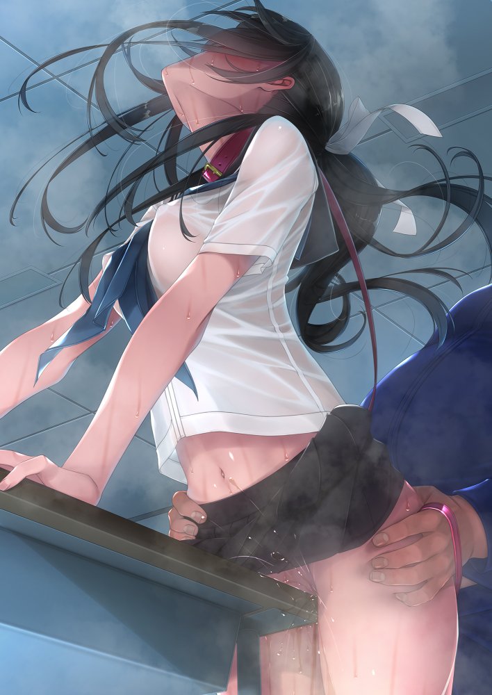 潮吹きの二次フェチ画像。
