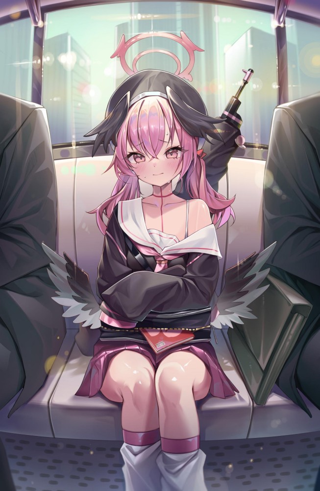 ブルーアーカイブの可愛い二次元画像。