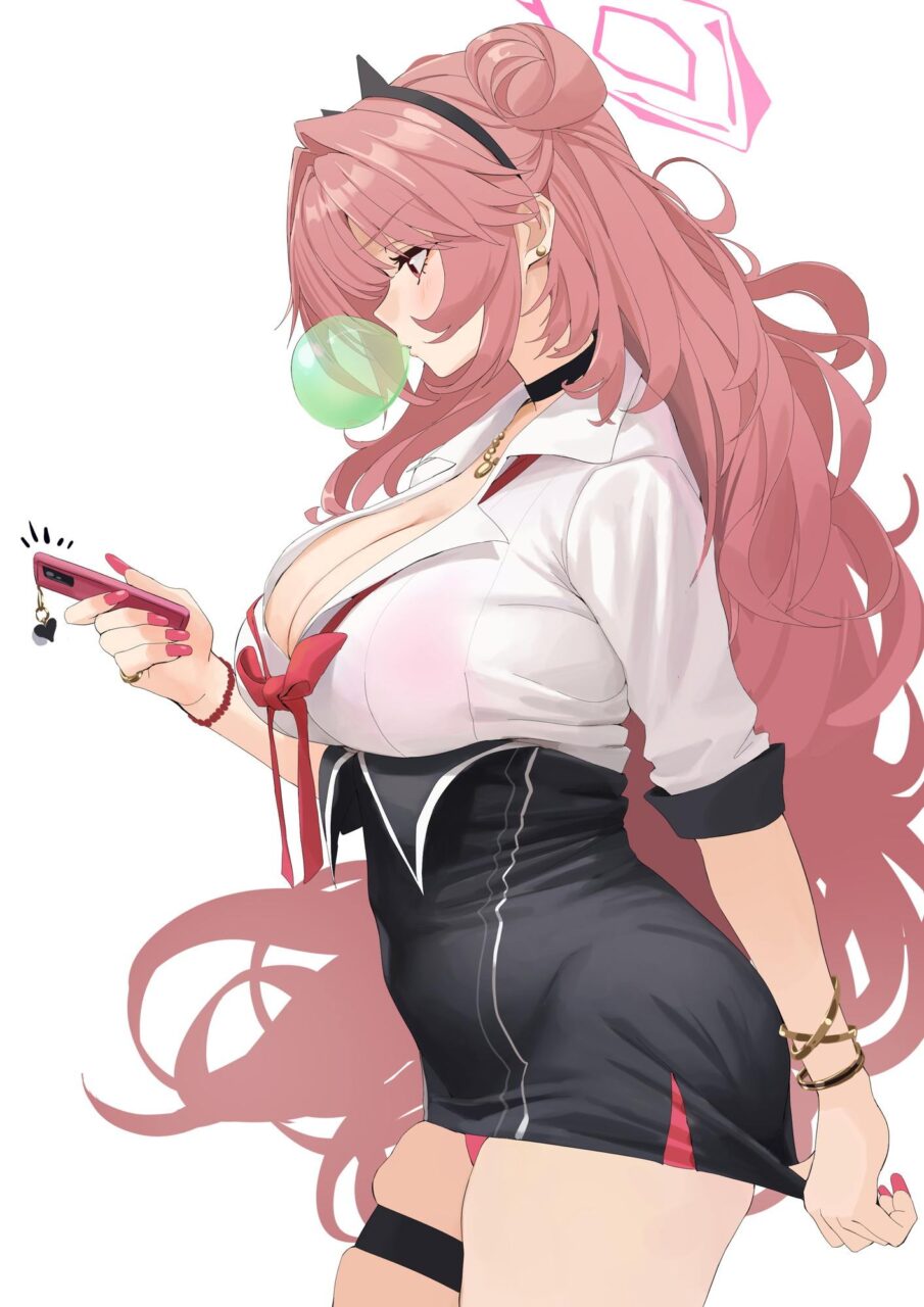 ブルーアーカイブの可愛い二次元画像。