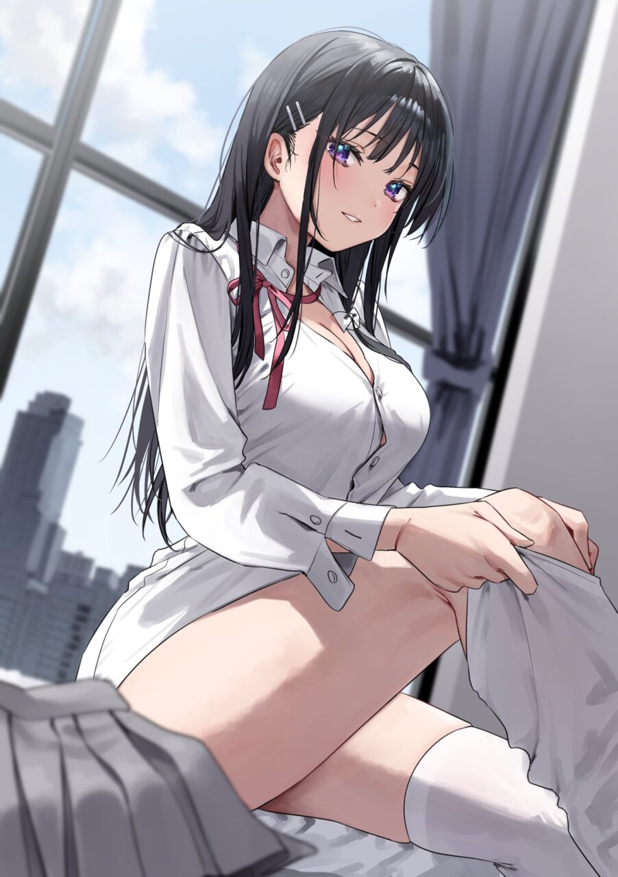 脱ぎかけのエロ画像待った無し！