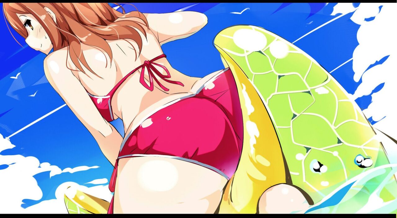 ローアングルの虹エロ画像