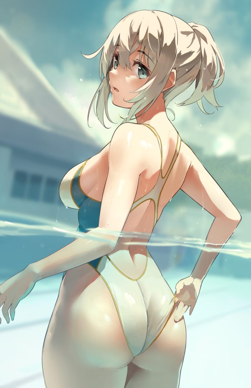 競泳水着のエロ画像なんです！