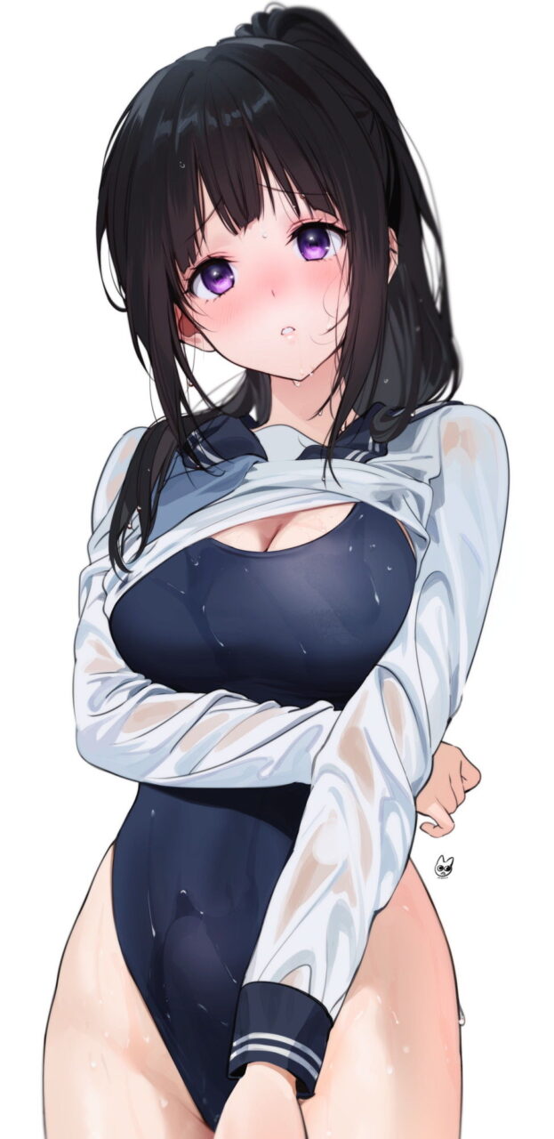 競泳水着のエロ画像なんです！