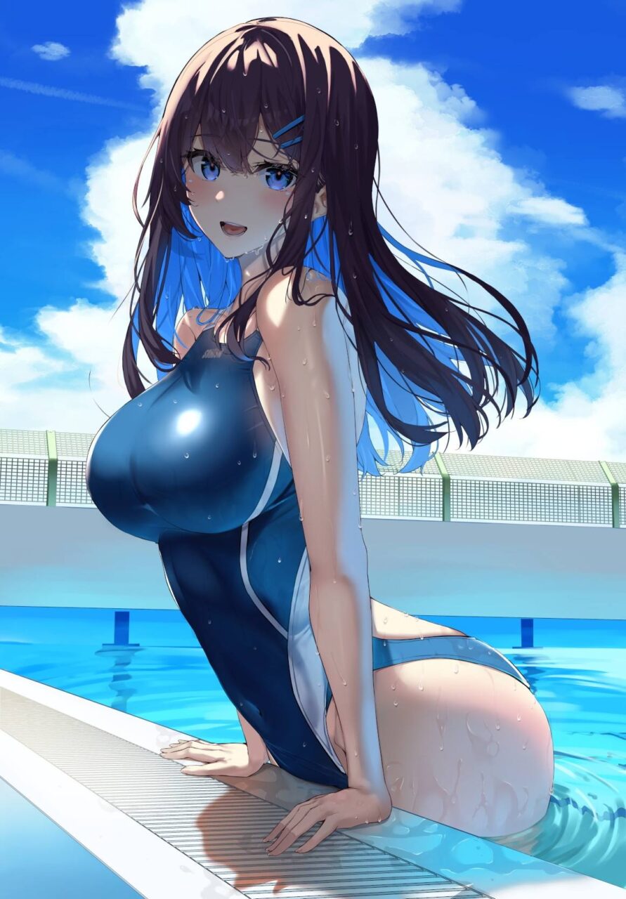 競泳水着のエロ画像なんです！