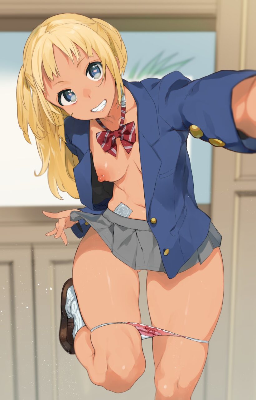 ギャルの二次元エロ画像。
