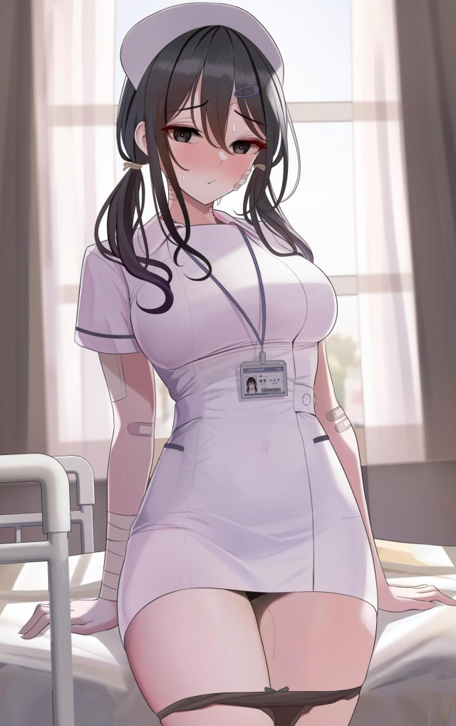 ナースの可愛い二次元画像。