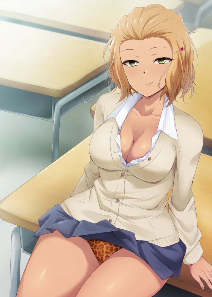 ギャルの二次元エロ画像。