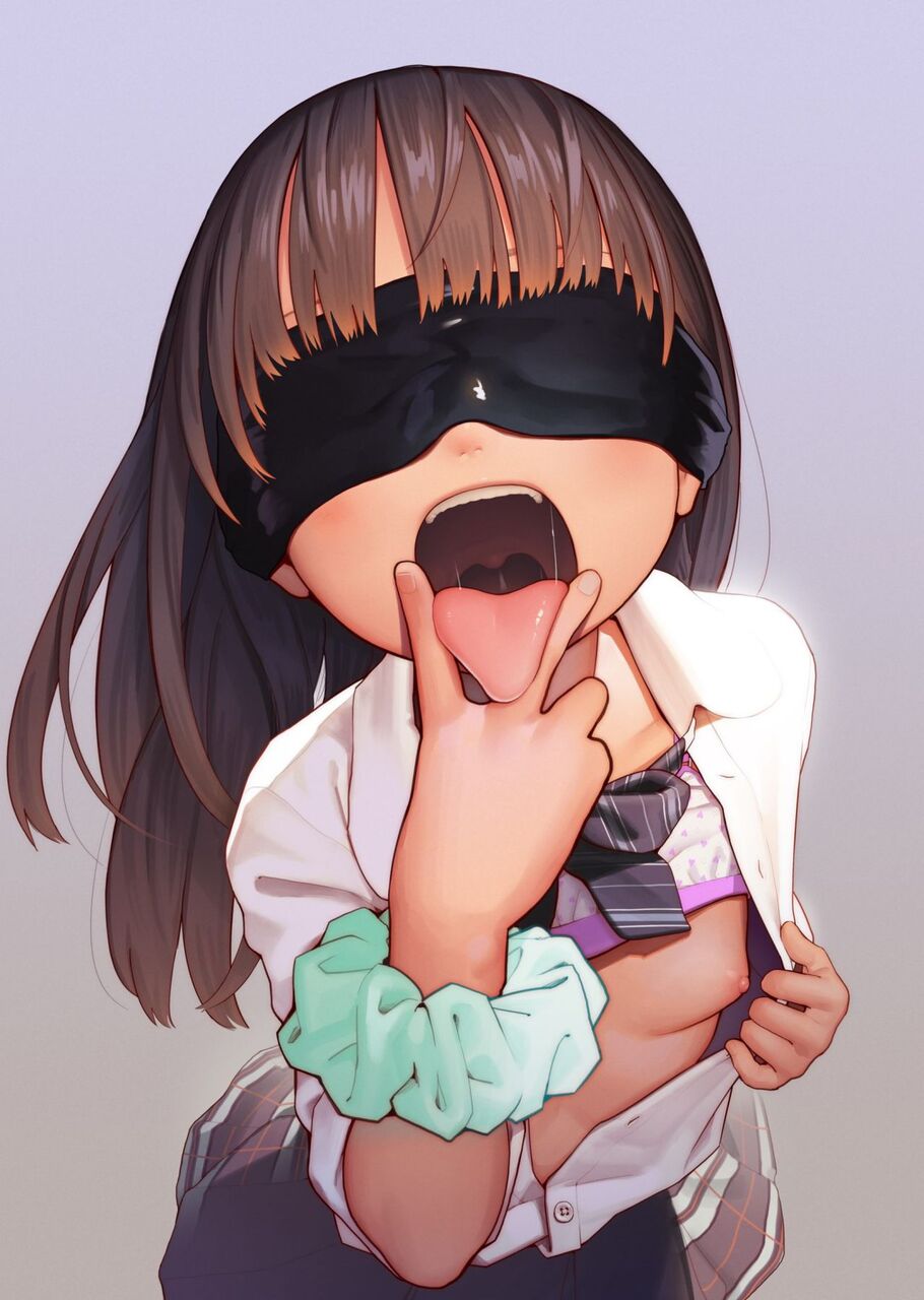 目隠しのエロ画像