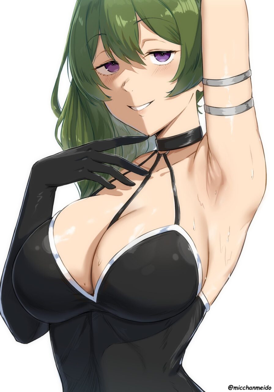 緑髪のエロ画像なんです！