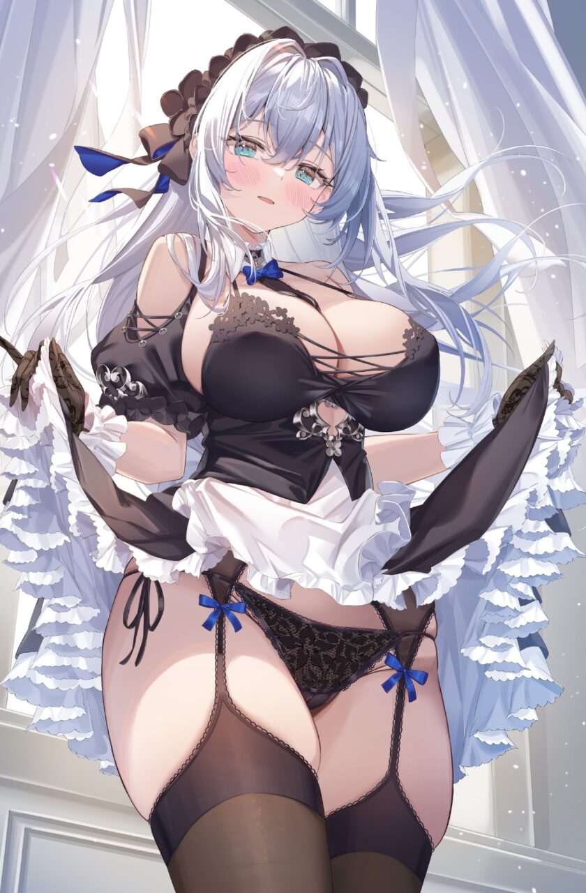 たくし上げのエロ画像