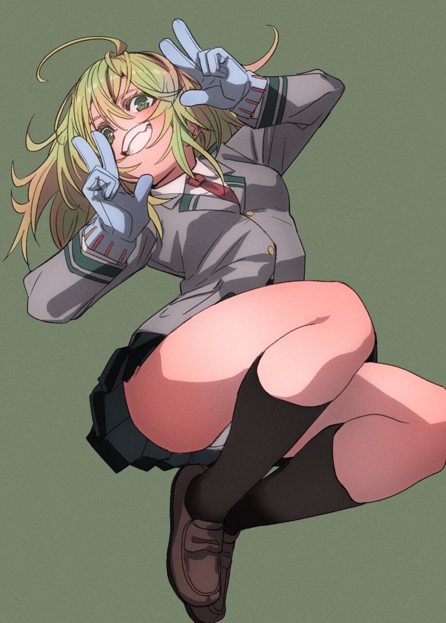 緑髪のエロ画像なんです！