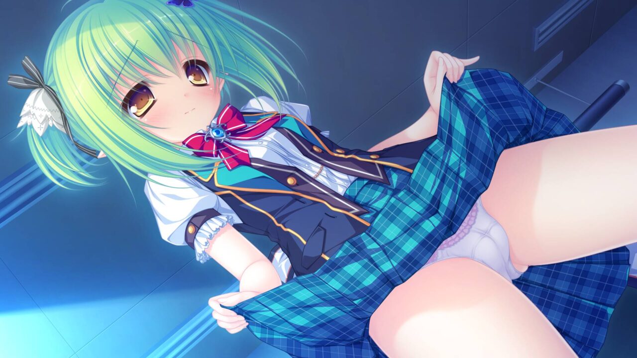 緑髪のエロ画像なんです！