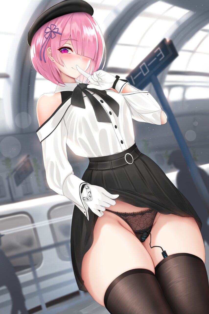 露出のエロ画像なんです！