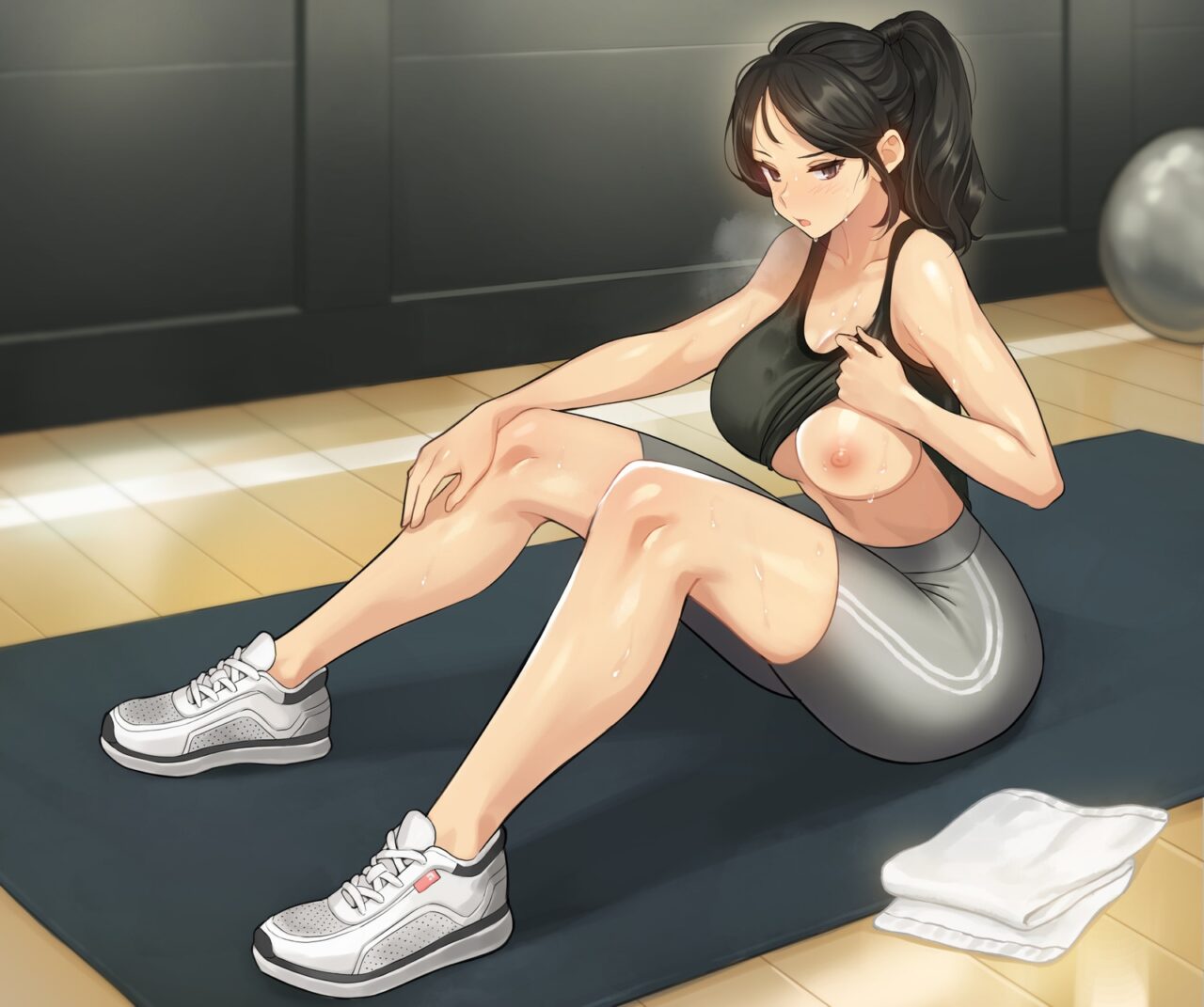 露出のエロ画像なんです！