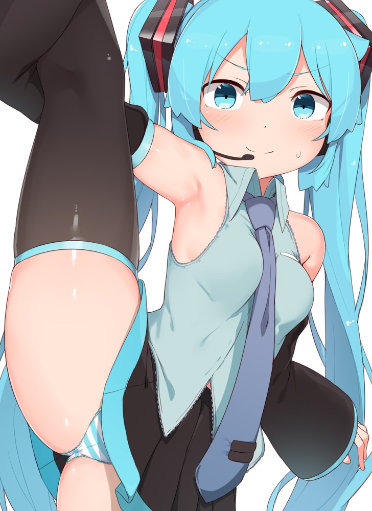 縞パンのエロ画像を見て幸せになろう！