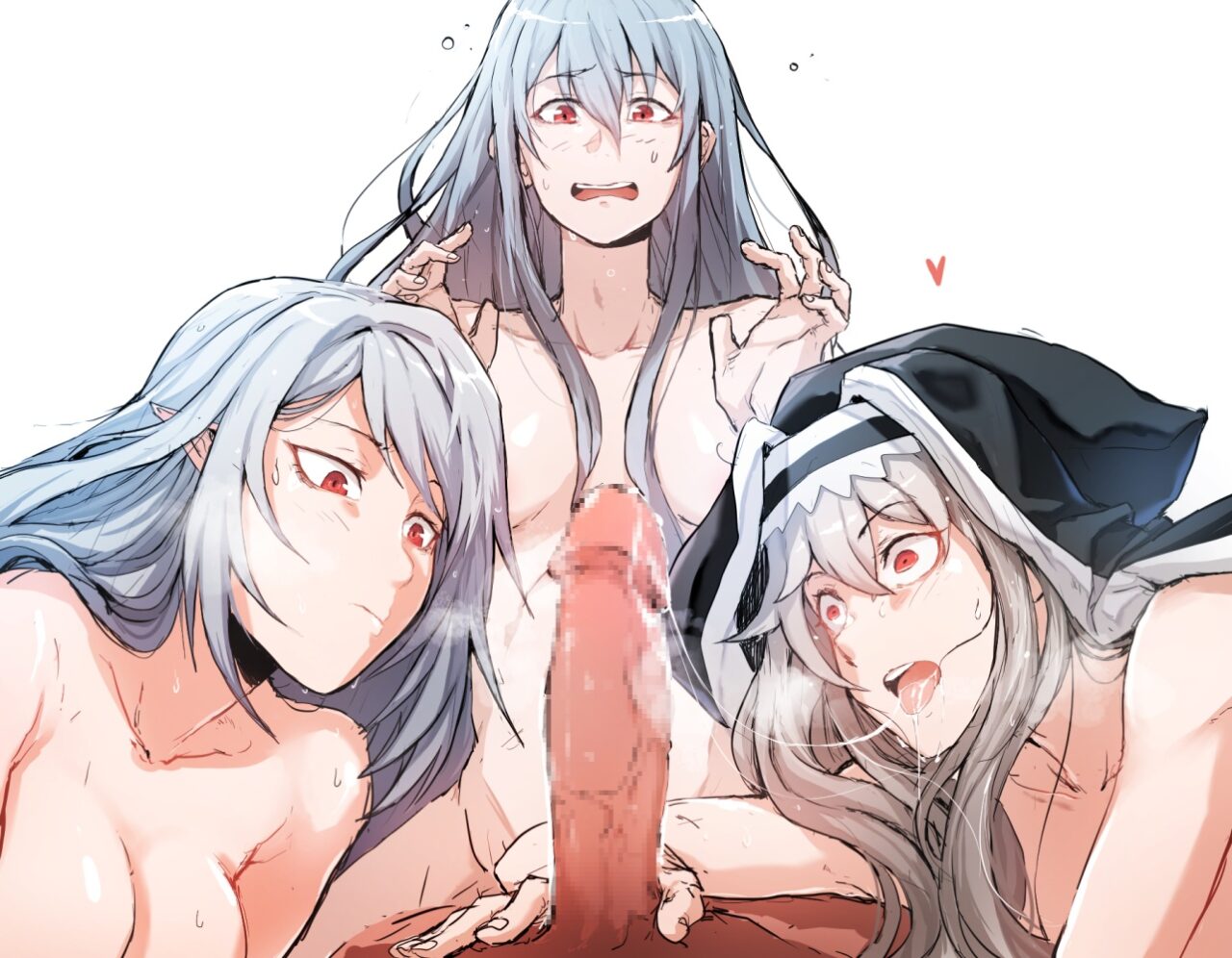 ハーレムの二次エロ画像で！