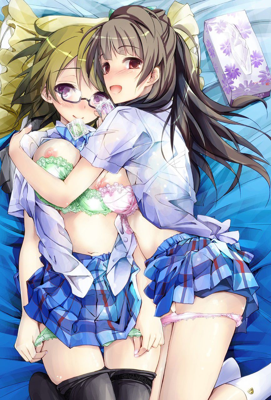 コンドームの二次元エロ画像。