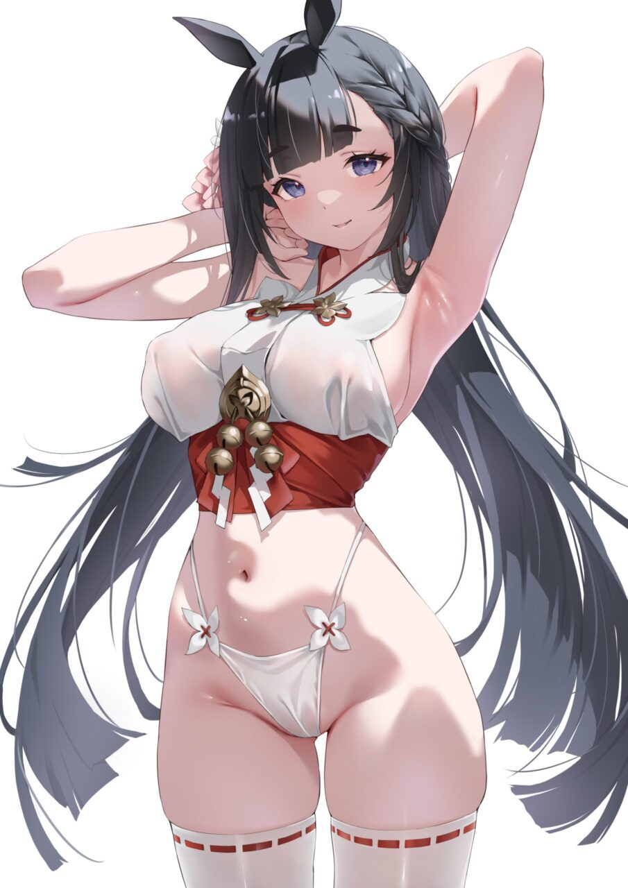 こんなにエロ過ぎる横乳の画像は反則です！