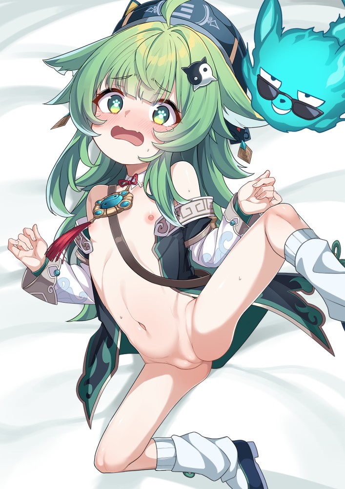 開脚の可愛い二次元画像。