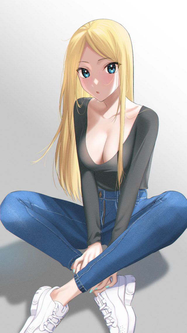 金髪の二次フェチ画像。