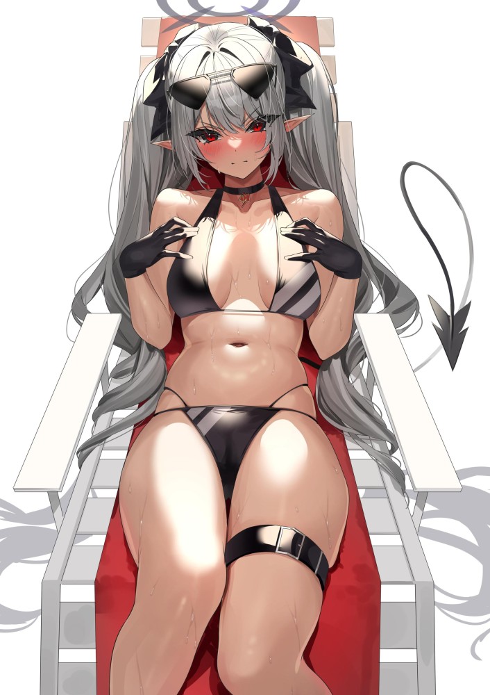 ビキニの二次エロ画像を愛でる。