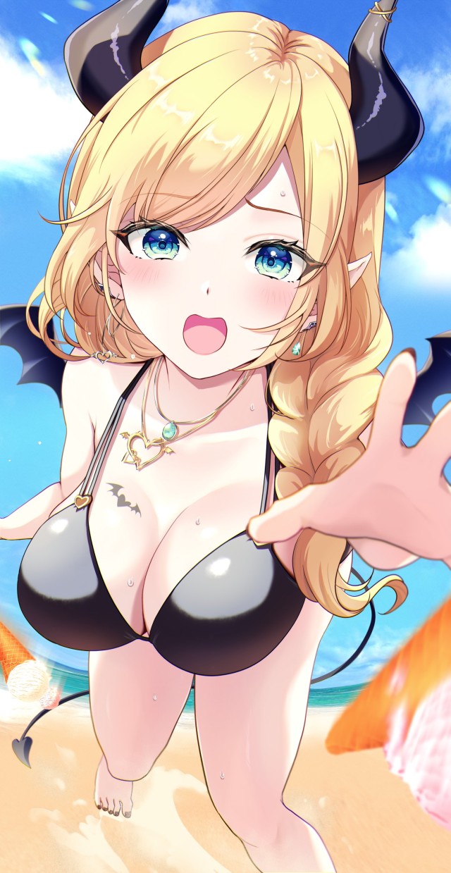 ビキニの二次エロ画像を愛でる。