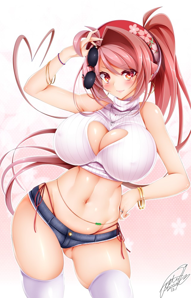 ポニーテールの二次エロ画像で！
