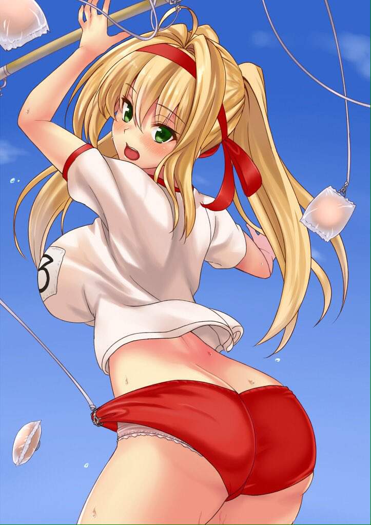 体操服・ブルマの二次元エロ画像。