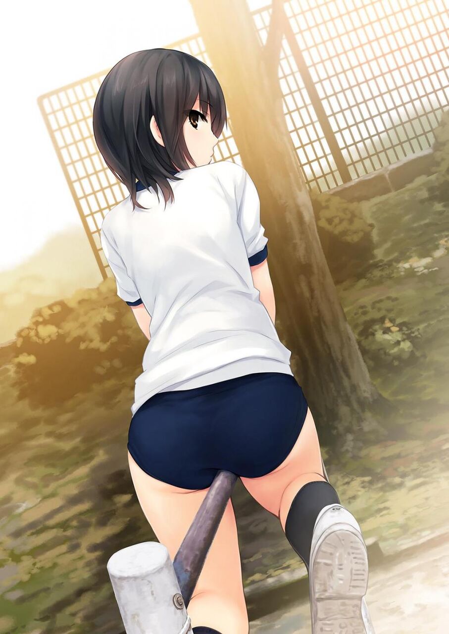 体操服・ブルマの二次元エロ画像。