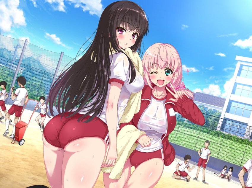 体操服・ブルマの二次元エロ画像。