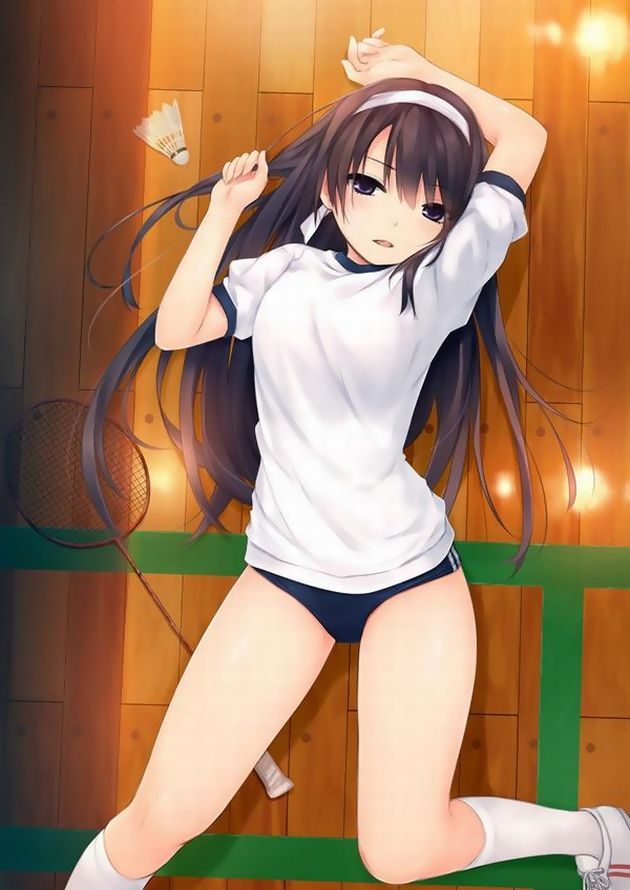 体操服・ブルマの二次元エロ画像。