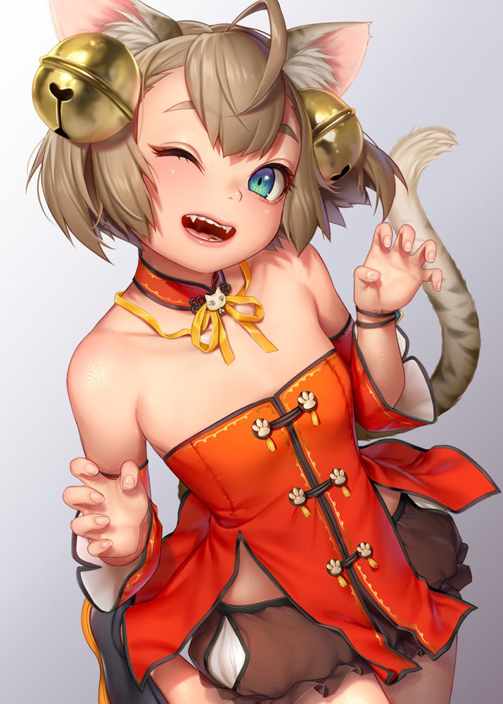 チャイナ服の二次エロ画像で！