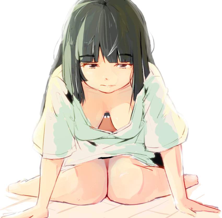 胸チラの二次エロ画像を愛でる。
