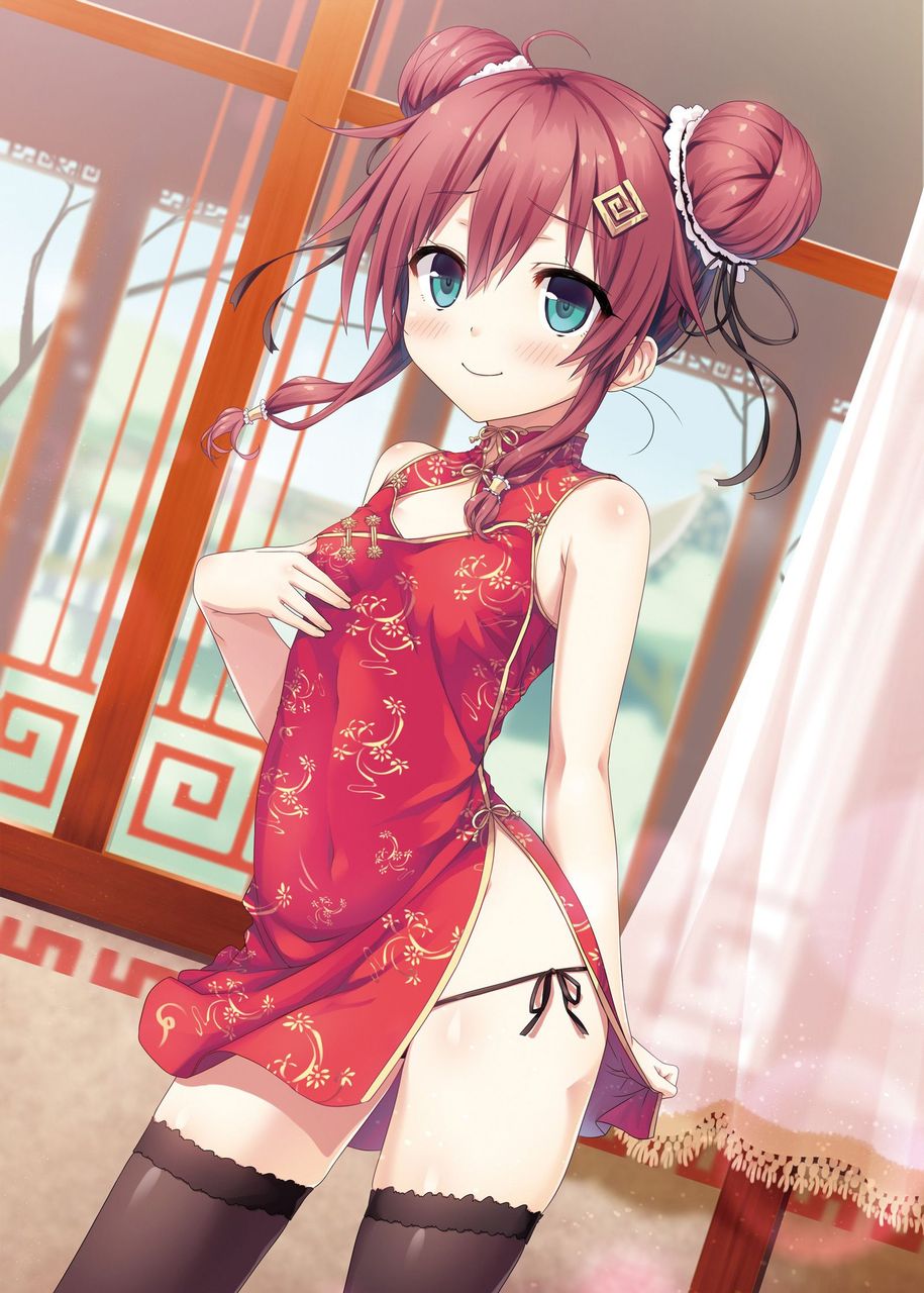 チャイナ服の二次エロ画像で！