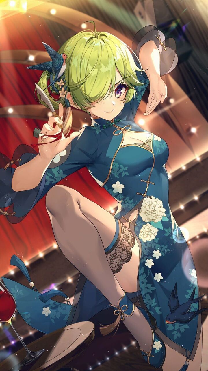 チャイナ服の二次エロ画像で！