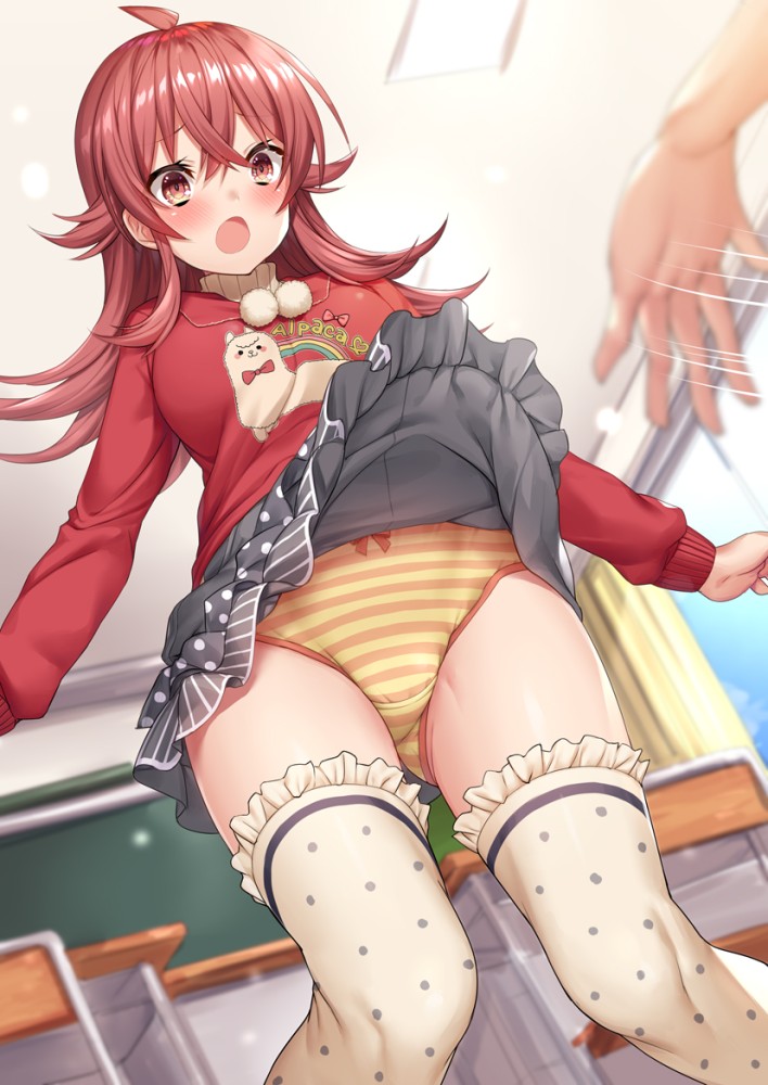 こんなにエロ過ぎる縞パンの画像は反則です！