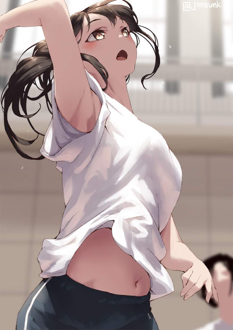 わきフェチの二次フェチ画像。