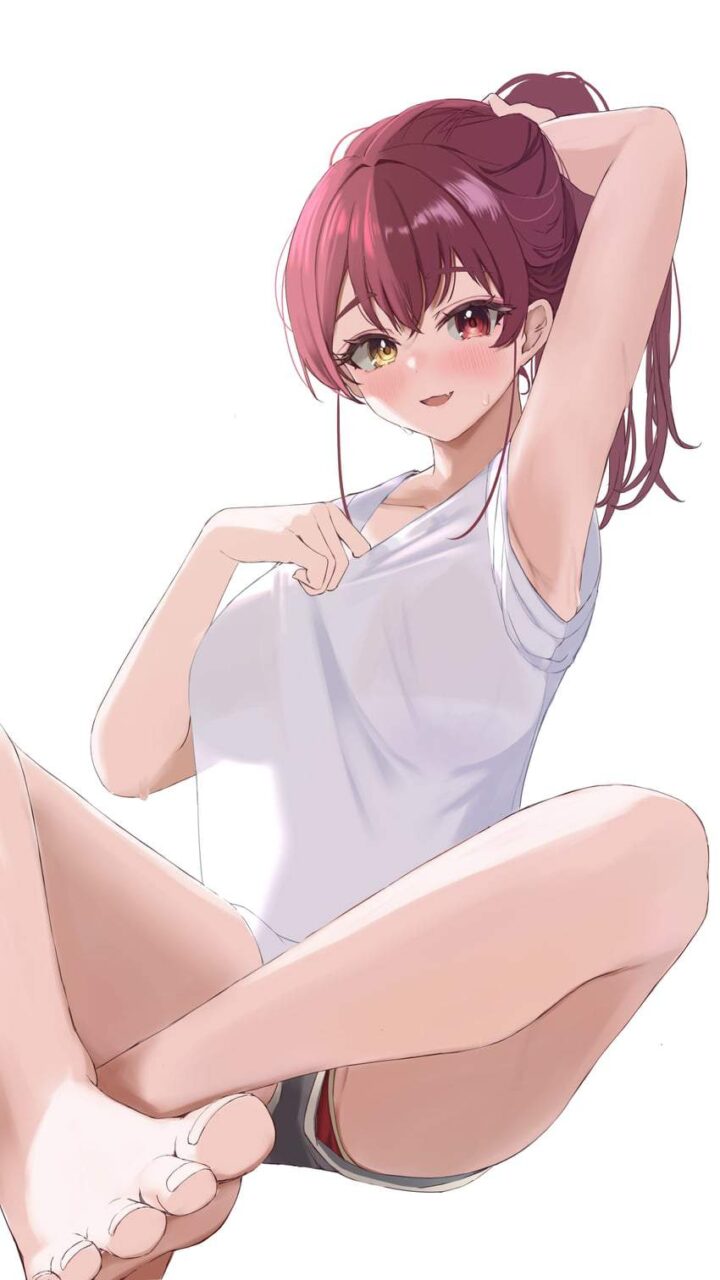 わきフェチの二次フェチ画像。