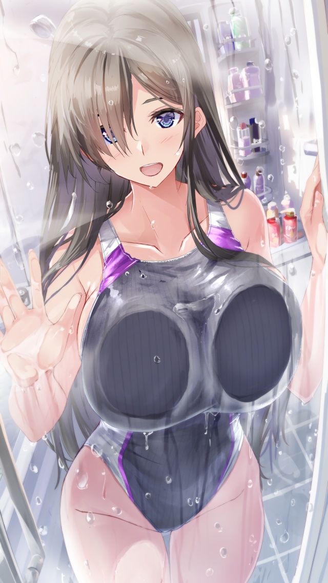 競泳水着のエロ画像を復習していく