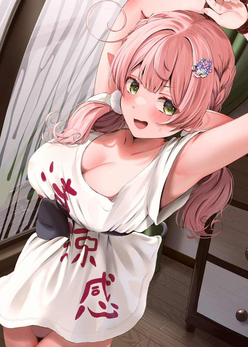 わきフェチの二次フェチ画像。