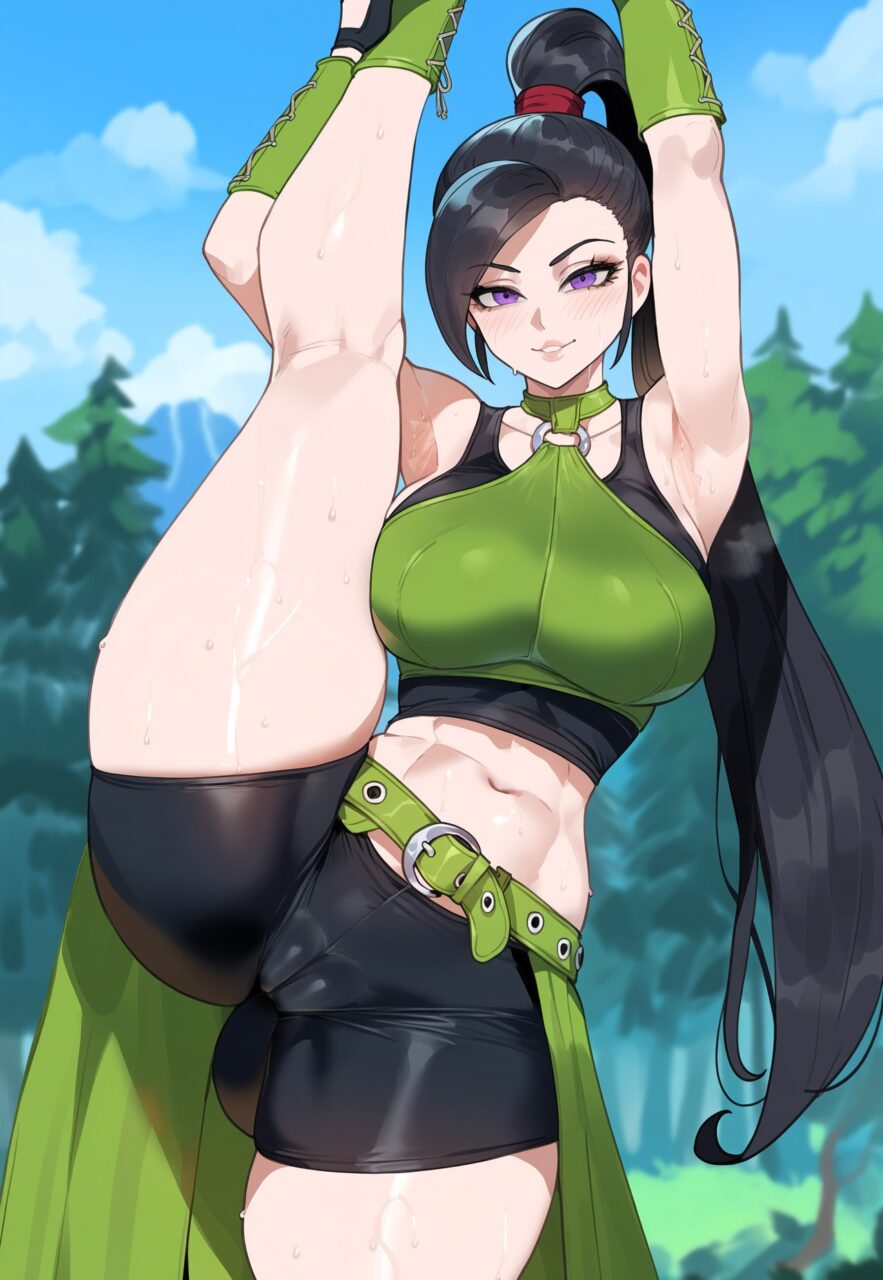 わきフェチの二次フェチ画像。