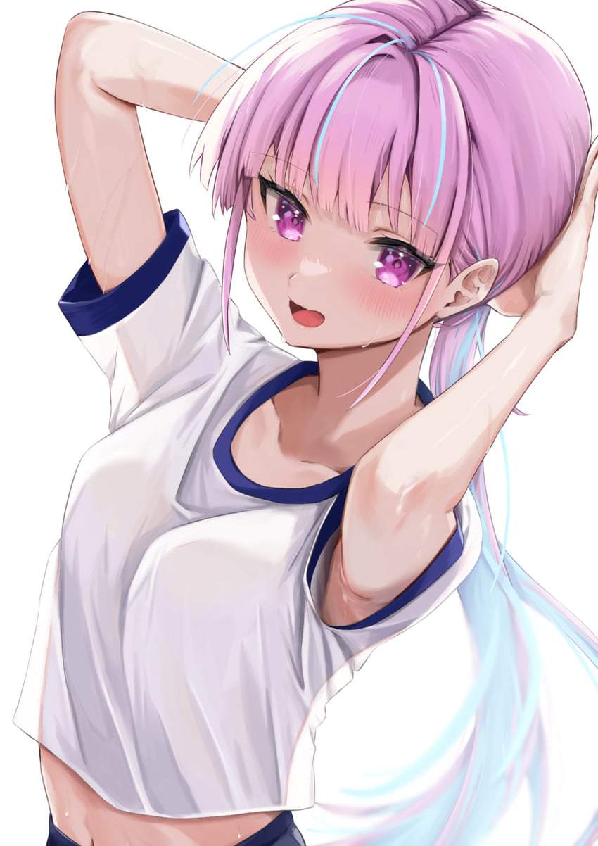 わきフェチの二次フェチ画像。