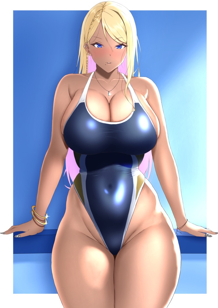 競泳水着のエロ画像を復習していく