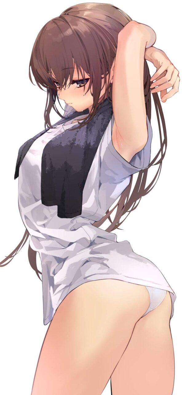 わきフェチの二次フェチ画像。