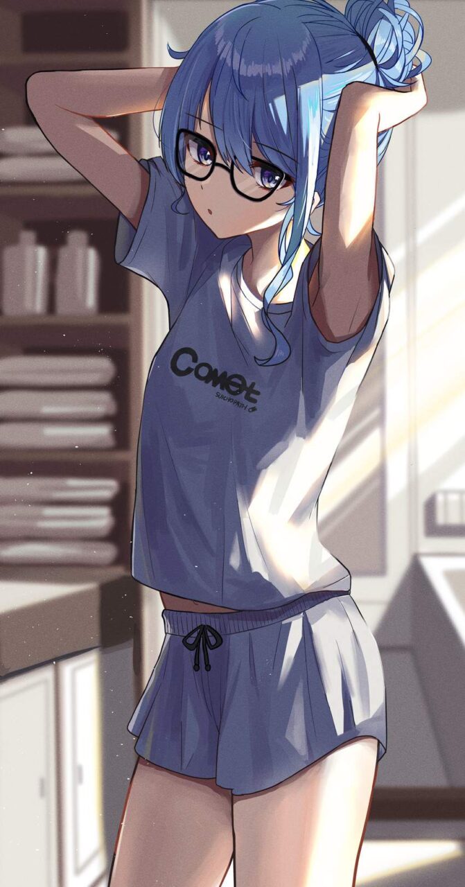 わきフェチの二次フェチ画像。