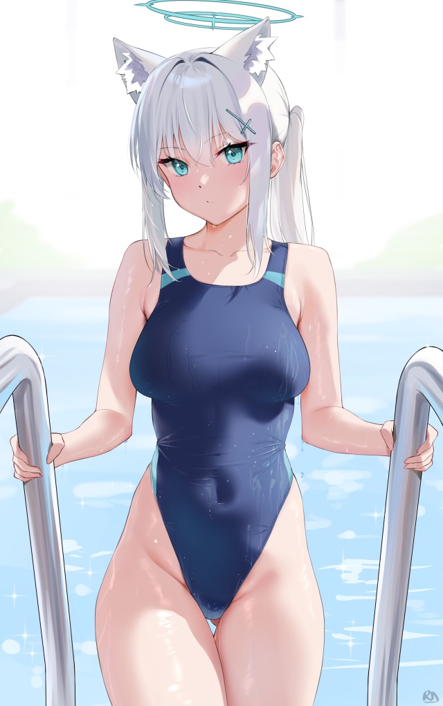 競泳水着のエロ画像を復習していく